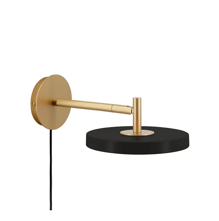 Asteria vøglampe kort, sort/messing