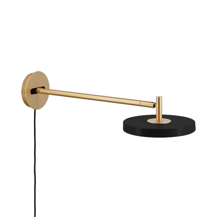 Asteria vøglampe lang, sort/messing