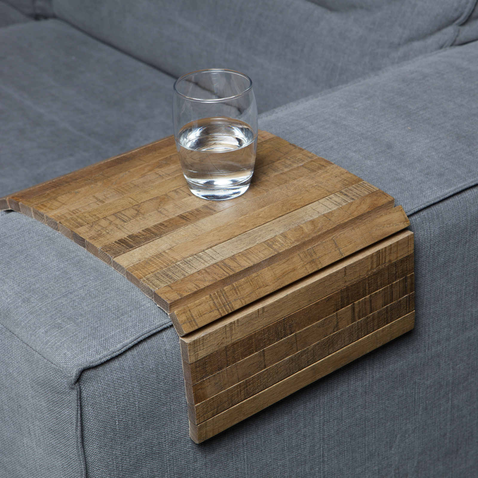 Armrest, Fleksibel bakke til armløn, natur, 44x24 cm, eg