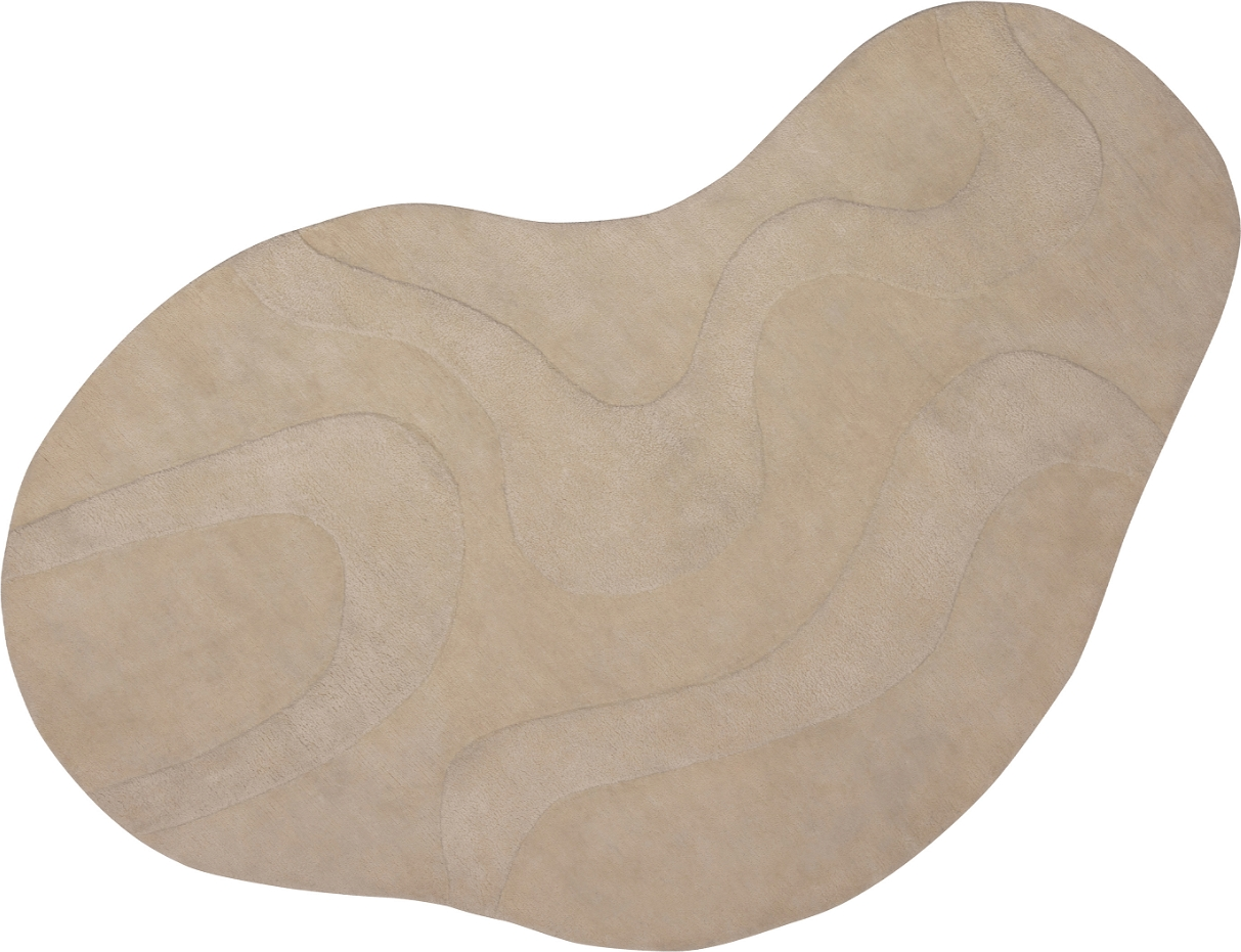 Alya, Tøppe, beige, 170x240 cm