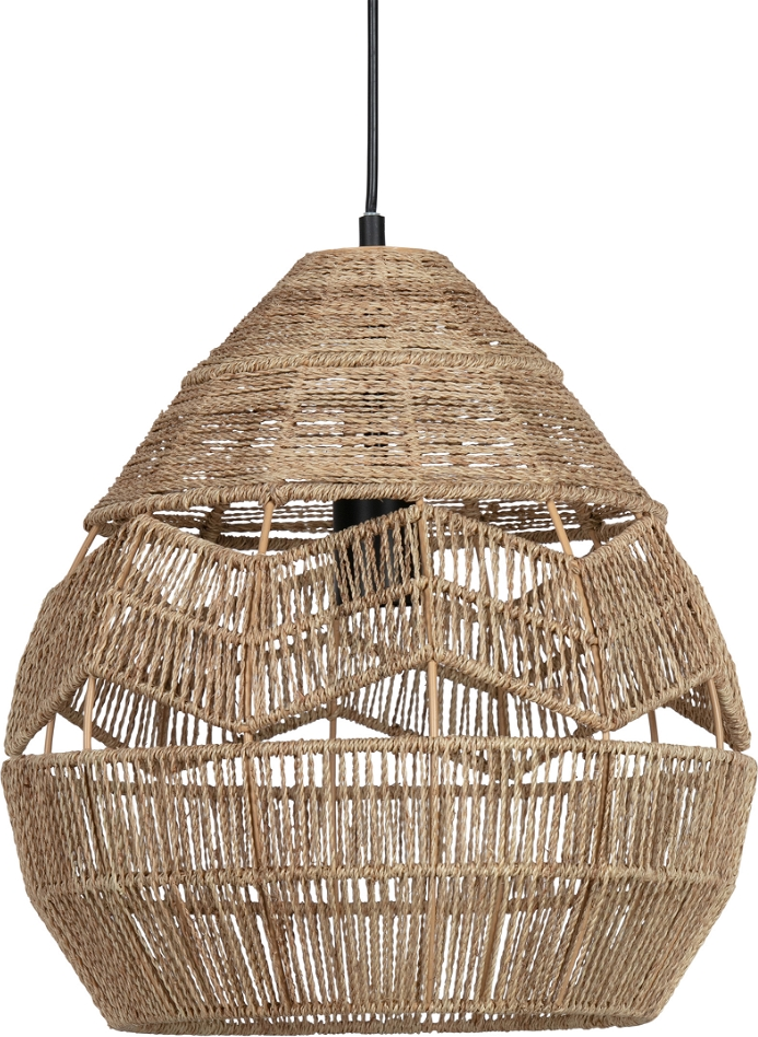 Adelaide, Pendel lampe, natur, H37x35x35 cm