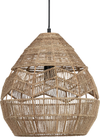 Adelaide, Pendel lampe, natur, H37x35x35 cm