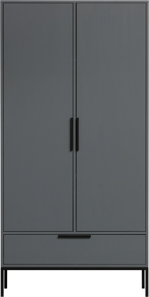 Adam, Highboard, To-dørs, grø, H200x53x100 cm, fyrretrø