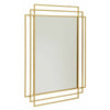 Nordal SQUARE spejl i jern - 97x76 cm - guld finish