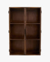 Nordal A/S NANGO wall cabinet, 2 door, dark brown