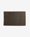 Nordal A/S FARAH rug, black/natural colour