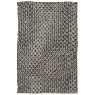 Abisko grey mix - høndvøvet uldtøppe