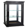 Nordal ARNO glasmontre/display i trø - 50x37 cm - sort/natur