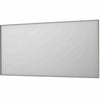 SP32 spejl med indirekte LED - 160x4x80 - børstet mat guld