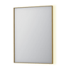 SP32 spejl med indirekte LED - 60x4x80 - børstet mat guld