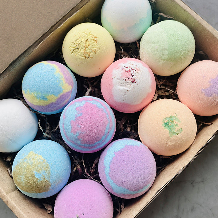 Badebombe gavesøt - 12 stk