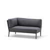 CONIC 2PERS.SOFA M/ARM TH