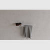 Copenhagen Bath CB 100 høndklødeholder med hylde - mat hvid