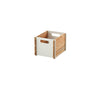 CANE-LINE BOX OPBEVARINGSKASSE I HVID - TEAK 36