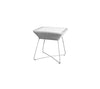 CANE-LINE BREEZE SIDEBORD - WHITE GREY 50