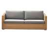 CANE-LINE CHESTER SOFA 3/PERS INKL. LYSEGRø HYNDER - NATURAL 197