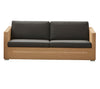 CANE-LINE CHESTER SOFA 3/PERS INKL. SORT HYNDER - NATURAL 197