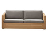 CANE-LINE CHESTER SOFA 3/PERS INKL. TAUPE HYNDER - NATURAL 197