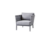 CANE-LINE LOUNGESTOL - LIGHT GREY 82