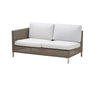 CANE-LINE CONNECT SOFA 2PERS/HøJRE MODUL - WHITE 148