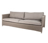 CANE-LINE DIAMOND 3-PERS/SOFA - TAUPE WEAVE 209