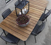 CANE-LINE CORE SPISEBORD/GREY - TEAK 274