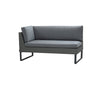 CANE-LINE FLEX 2-PERS. SOFA HøJRE MODUL - GREY 154