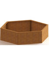 Denver højbed uden bund H80 x B138,6 x D159,3 cm i corten støl