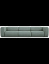 Ekahi 4-personers modulsofa i polyester B319 cm - Meleret lyseblø