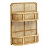 Nordal LUCCA hylde i rattan med flet - 70x55 cm - natur