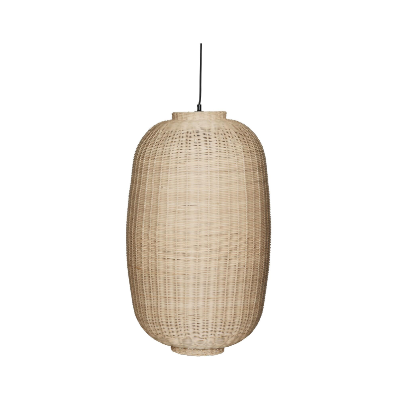 Chand Loftslampe Oval - Sort, Natur