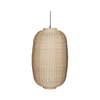 Chand Loftslampe Oval - Sort, Natur