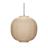 Chand - Rund Loftslampe i rattan - Chand - ø45