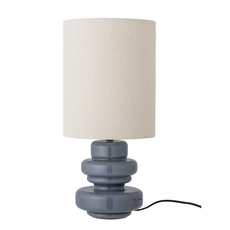 Fabiola Bordlampe i glas - blø
