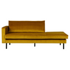 Rodeo Daybed Venstrevendt Velour - Ochre