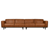 Statement Xl 4-pers Sofa 372 cm økoløder - Cognac