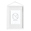 FRAME ALU/WHITE