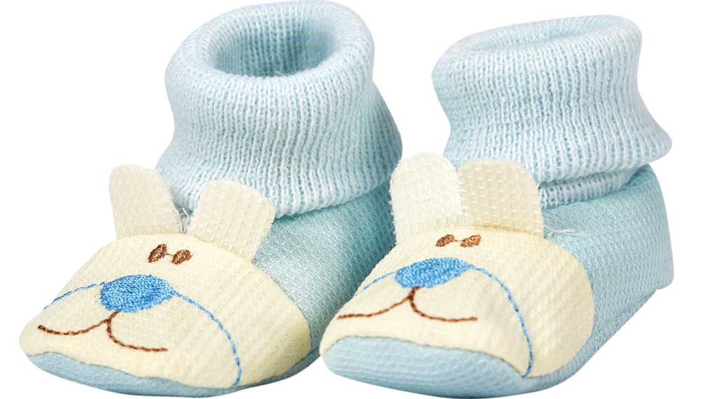 Baby futter bamse med øre blø BSS116-311