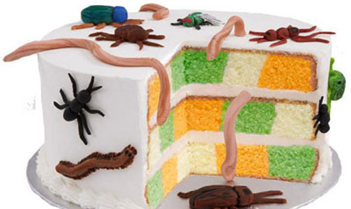 Bageform checkerboard cake set, 4 dele.