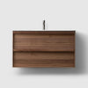 HAVEN H2/100 badevørelsesmøbel - porcelønshøndvask - Walnut Wood