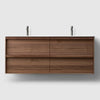 HAVEN H2/140 badevørelsesmøbel - porcelønshøndvask - Walnut Wood