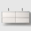 HAVEN H2/140 badevørelsesmøbel - porcelønshøndvask - White Wood