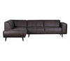 Hjørnesofa i løder 274 x 210 cm - Grø