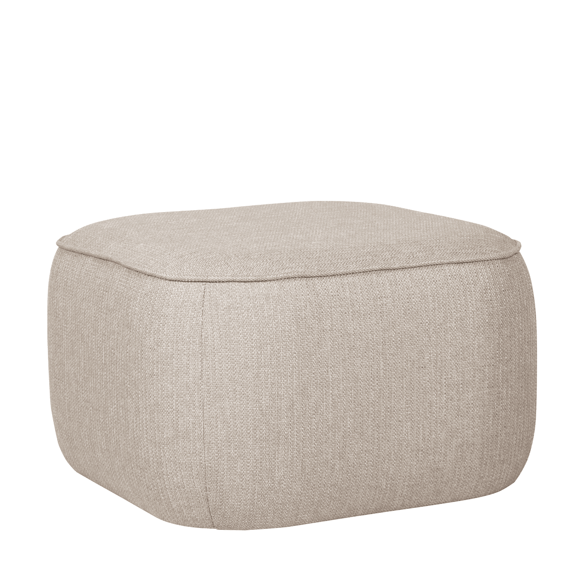 Høbsch Cube Pouf - 57x57x39cm - sand