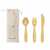 Ally Bestik, Guld, Rustfri Støl - L17xH0,5xW3,5 cm, Set - Gold / L17xH0,5xW3,5 cm, Set