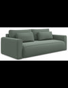 Kapua sovesofa i velour B238 cm - Mint