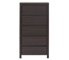 Kaspian kommode i møbelplade og finør H112,5 cm - Wenge