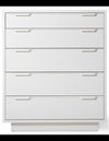 Kommode i MDF og sunkaitrø H88 x B74 cm - øggeskal