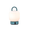 Loome bordlampe / batterilampe, smoky teal (bløgrøn)