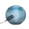 Kauri Bordlampe, Blø, Glas - D20xH18 cm - D20xH18 cm / Blue